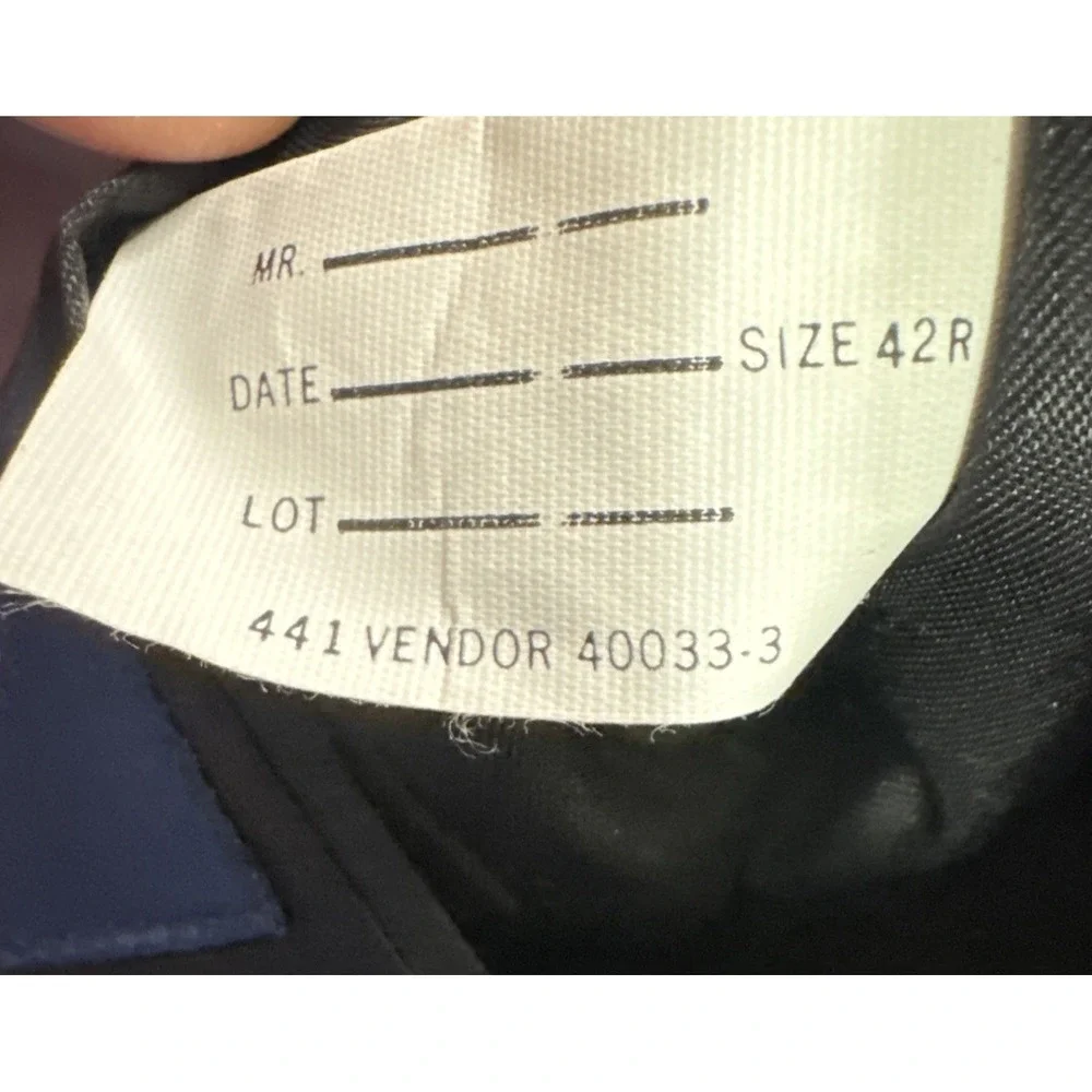 Stafford Sz 42R Silk Wool Gray Black Glen Plaid‎ Blazer Sport Suit Jacket